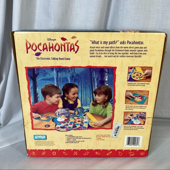 Pocahontas Disney Electronic Talking Board Game 1994 Unopened Parker Brothers - Picture 3 of 10